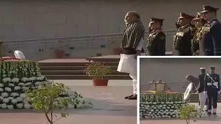 Vijay Diwas 2022: Def Minister Rajnath Singh pays tribute to bravehearts at National War Memorial