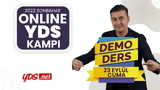 Ahmet AKIN ile 2022 Sonbahar YDS Soru Çözüm Kampı - Demo Ders