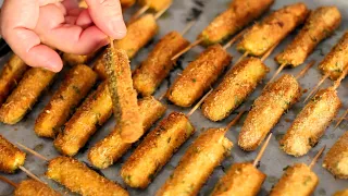 Zucchini can taste better than meat! Don't fry zucchini! Easy baked zucchini recipe