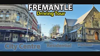 Driving Around FREMANTLE : Port City in Perth with Historical Buildings (Western Australia)