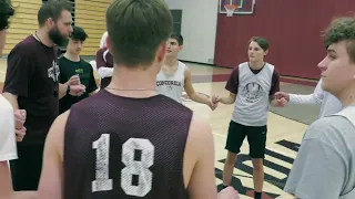 Concordia boys basketball wins first sectional in 11 years.