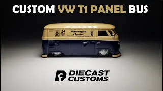 Custom Hot Wheels VW T1 Panel Bus