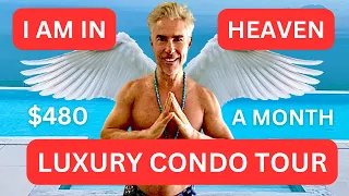 My $480 Dollar-A-Month Thailand Heavenly Condo Tour in Pattaya 🇹🇭