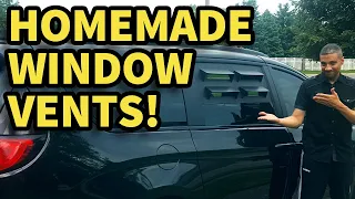 How I Made Camper Van Window Vents