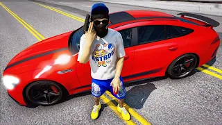 Stealing a Hellcat from Compton Crips in GTA 5 RP!