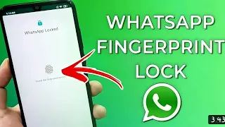 How to Use WHATSAPP FINGERPRINT LOCK on Android #short