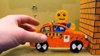 DIY 3d pen drawing. Kick The Buddy in real life