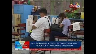 BP: PNP: Barangay at SK Elections, generally peaceful at malaking tagumpay