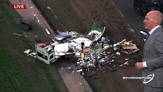 Oklahoma Storm Damage: Jim Gardner Surveys Calumet Damage In Bob Mills SkyNews 9