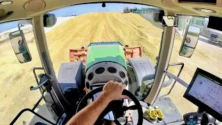 Cab View | Fendt 939 Vario Gen 7 | Pushing Silage