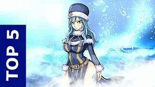 Top 5 Epic Juvia Moments From Fairy Tail