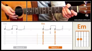 Jouer Sunday Bloody Sunday (U2) - Cours guitare. Tuto + Tab