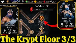 Edenian Blood Team (Rain & Kitana) in Krypt Hard Mode Floor 3/3 MK Mobile
