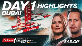 Day 1 Highlights // Emirates Dubai Sail Grand Prix presented by P&O Marinas