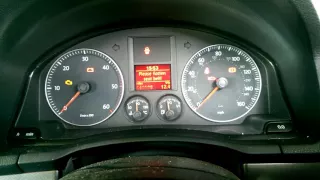 VW Golf 5 problem with start engine