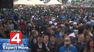 Fans try to set another NFL draft record on night 2 in downtown Detroit