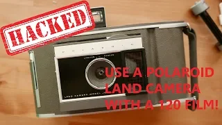 HACKED: Polaroid Landcamera J66 to use 120 film!!!