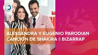Alessandra Rosaldo y Eugenio Derbez parodian canción de Shakira: “están todos igualitos que tú”