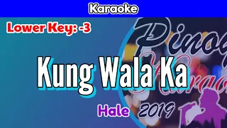 Kung Wala Ka by Hale (Karaoke : Lower Key : -3)