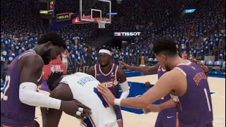 2k24 james harden celebrates with other team