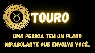 ♉️TOURO🧐UMA PESSOA TEM UM PLANO MIRABOLANTE QUE ENVOLVE VOCÊ...