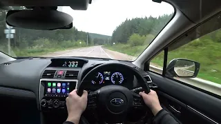 Subaru levorg POV Тест драйв от первого лица