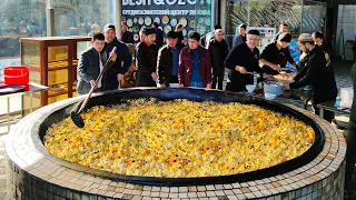 MEGA PILAF | Popular Street Food | PILAF CENTRE IN UZBEKISTAN