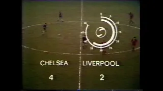 1978 01 07 Big Match Chelsea v Liverpool Everton v Aston Villa Sheffield United v Arsenal FA Cup