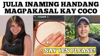 JULIA INAMING HANDANG PAKASAL KAY COCO MARTIN