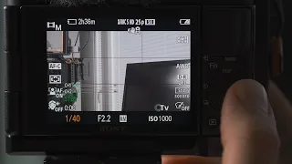 Sony ZV-1: how to change aperture and shutter speed in video manual (M) mode