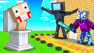 I Hired TV WOMEN to DEFEND My House in Minecraft!