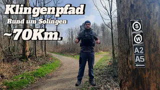 Extremwandern - Klingenpfad Rund um Solingen - ~75Km