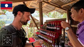 Friendly Uncle Gives Me Lao Lao (Lao Whiskey) 🇱🇦 | Laos Travel Vlog, Luang Prabang Travel Vlog