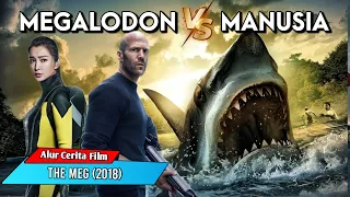 MEMBURU HIU PURBA MEGALODON YANG KELUAR DARI PALUNG MARIANA ll Alur Cerita Film The Meg 2018