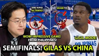 SEMIFINALS! Buzzer Beater! si Justin Brownlee!│Philippines vs China 19th Fiba Asian Games