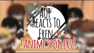 ·AOT Reacts to Eren··AOT··Ereri··JeanMarco··ANIME/?MANGA? SPOILERS··Roes Gacha