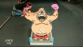 King Hippo (Mike Tyson's Punch-Out!!) 3D Chalk Art - AWE me Artist Series