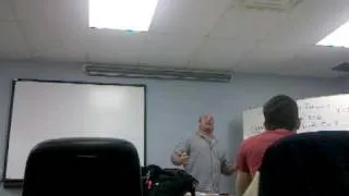 College professor gets mad at students.