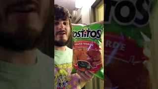 *NEW* TOSTITOS SALSA VERDE CHIPS!!! ❤ #SHORTS