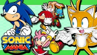 MY FRIENDS KEEP GLITCHING !! | Tails Plays Sonic Mania Mods | Sonic Advance 2 Edition