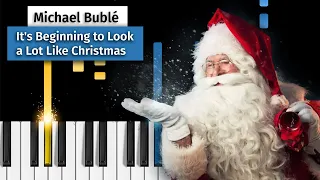 Michael Bublé - It's Beginning to Look a Lot Like Christmas - Piano Tutorial