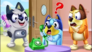 Bluey’s Toy: Stranger Danger Is Coming, Hide!😨 📞 Phone Call from a Stranger  | Safety Tips For Kid
