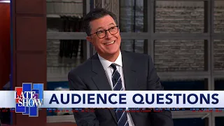 Stephen Colbert's Audience Q&A: What I'll Do After Trump