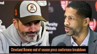 Kevin Stefanski/Andrew Berry Press conference. Joe Woods fired! #Dawgpound #Browns #ClevelandBrowns