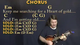 Heart of Gold (Neil Young) Mandolin Cover Lesson in G with Chords/Lyrics