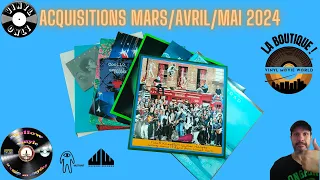 ACQUISITIONS VINYLES ,CD  MARS AVRIL MAI 2024