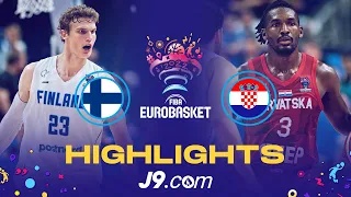 Finland 🇫🇮 - Croatia 🇭🇷 | Round of 16 | Game Highlights - FIBA #EuroBasket 2022