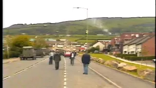 British soldier shot dead by the IRA in west Belfast, June 3rd 1987