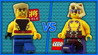 NINJAGO - LEGO vs PODRÓBKI