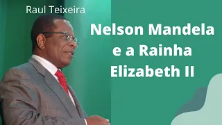 Nelson Mandela e a Rainha Elizabeth II - Raul Teixeira